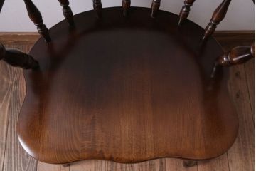 中古　飛騨産業　キツツキマーク　穂高　アームチェア(キャプテンチェア)(2)