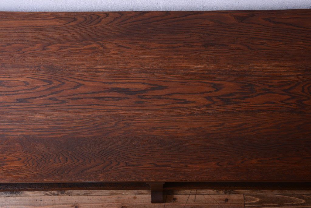 アンティーク家具　和製アンティーク　特大サイズ!骨太で重厚な古い木製の作業台(カウンターテーブル)(2)