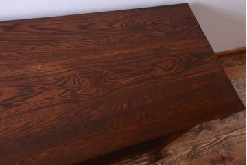 アンティーク家具　和製アンティーク　特大サイズ!骨太で重厚な古い木製の作業台(カウンターテーブル)(2)