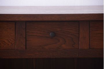 アンティーク家具　和製アンティーク　特大サイズ!骨太で重厚な古い木製の作業台(カウンターテーブル)(2)