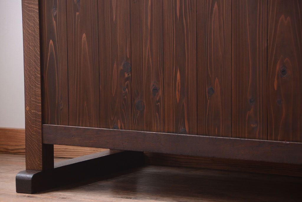 アンティーク家具　和製アンティーク　特大サイズ!骨太で重厚な古い木製の作業台(カウンターテーブル)(2)