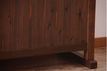 アンティーク家具　和製アンティーク　特大サイズ!骨太で重厚な古い木製の作業台(カウンターテーブル)(2)