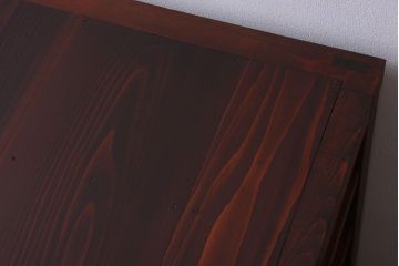 アンティーク家具　古民具・骨董　明治期　重厚なアンティーク横型衣装箪笥(サイドボード)