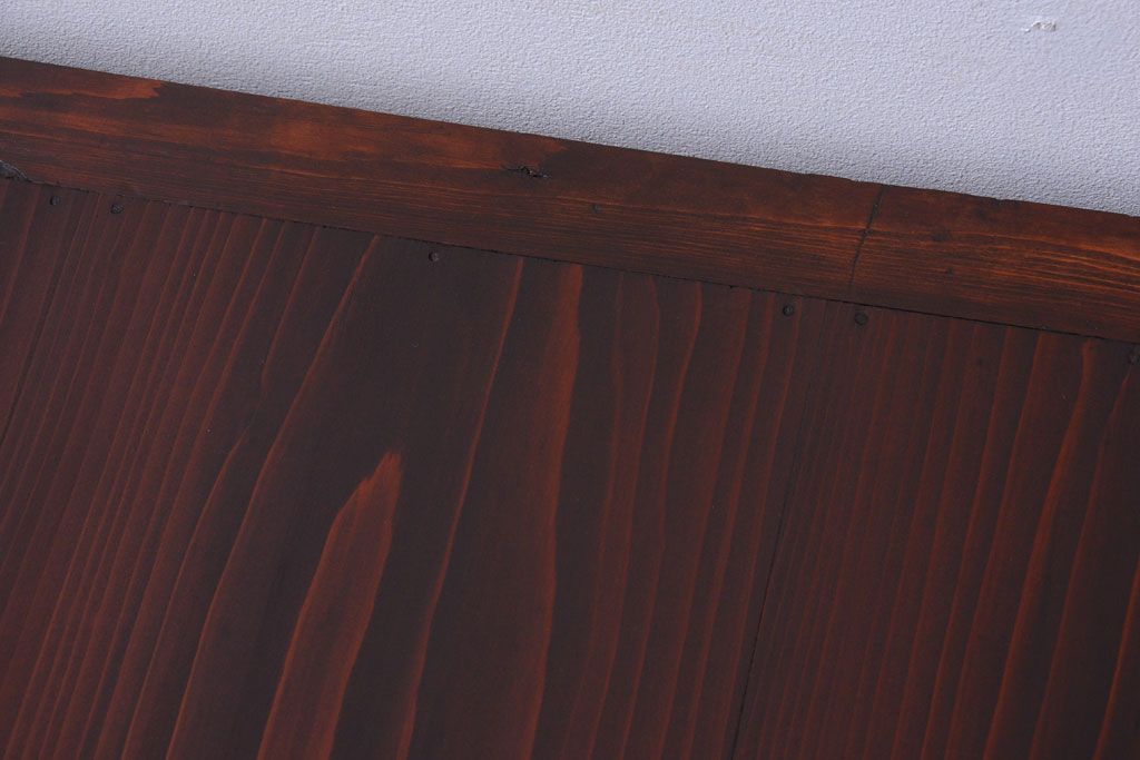 アンティーク家具　古民具・骨董　明治期　重厚なアンティーク横型衣装箪笥(サイドボード)