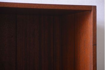 アンティーク家具　和製アンティーク　特大サイズ!古い木の重厚な縦型マス目棚(2)