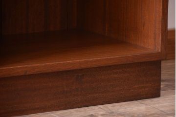 アンティーク家具　和製アンティーク　特大サイズ!古い木の重厚な縦型マス目棚(2)