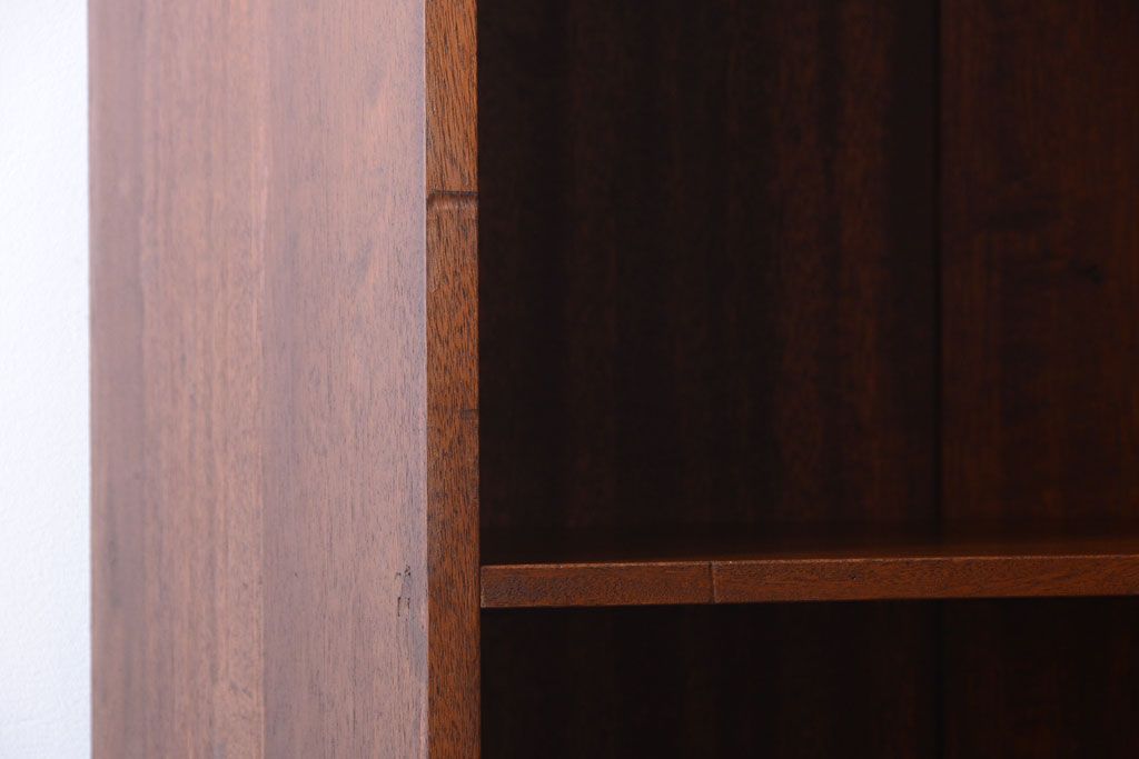 アンティーク家具　和製アンティーク　特大サイズ!古い木の重厚な縦型マス目棚(2)