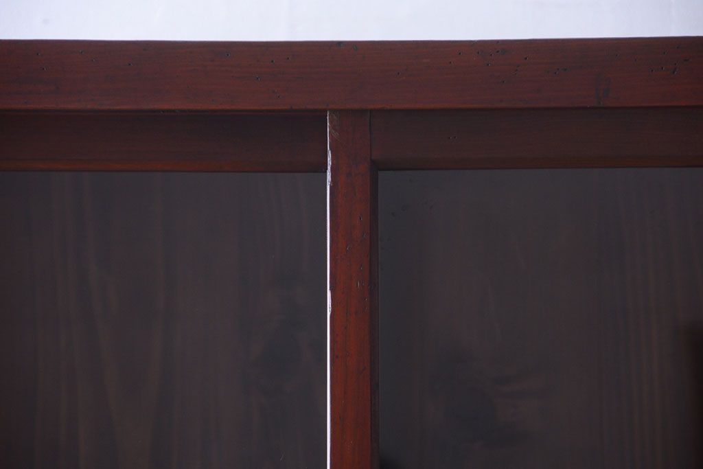 アンティーク家具　和製アンティーク　引き出し24杯付き!古い木の大きな収納棚