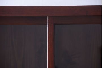 アンティーク家具　和製アンティーク　引き出し24杯付き!古い木の大きな収納棚