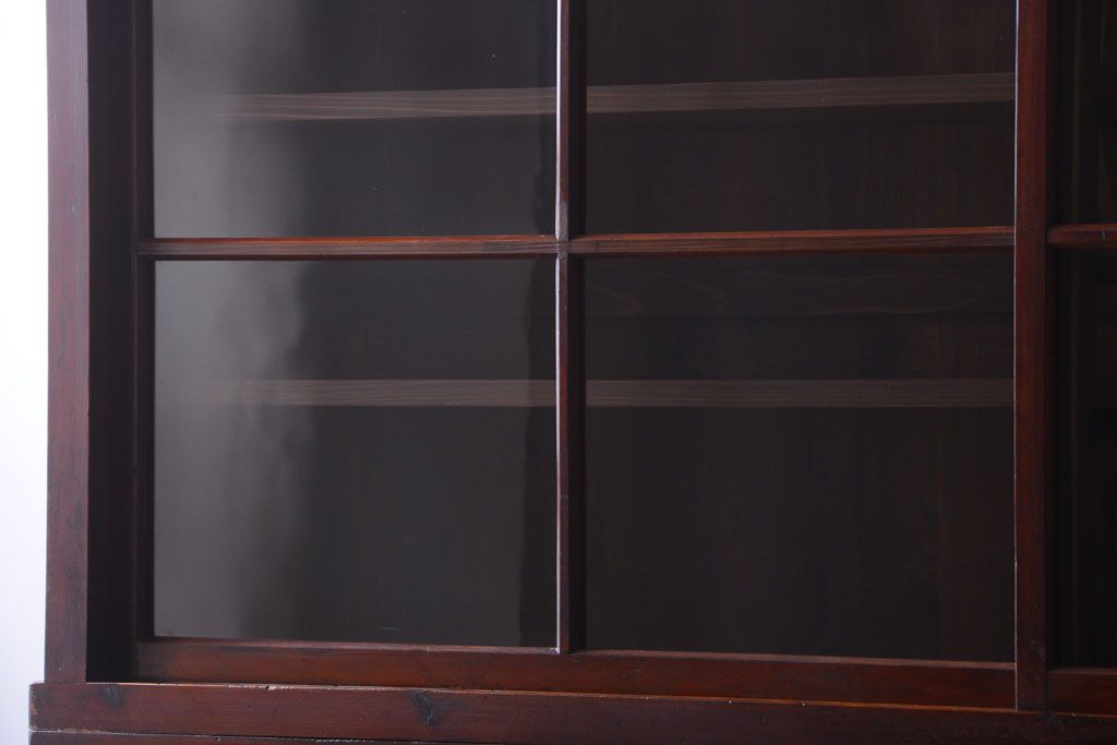 アンティーク家具　和製アンティーク　引き出し24杯付き!古い木の大きな収納棚