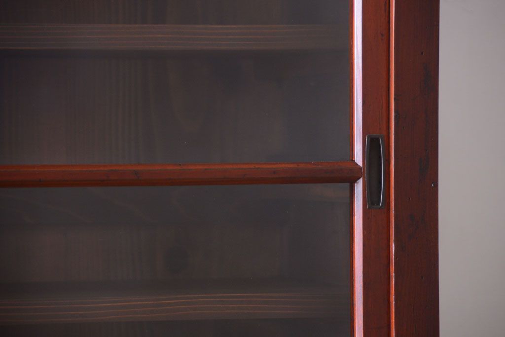 アンティーク家具　和製アンティーク　引き出し24杯付き!古い木の大きな収納棚