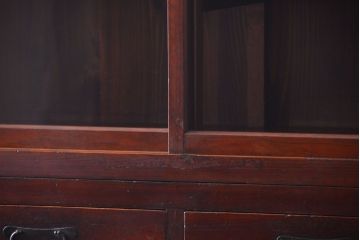 アンティーク家具　和製アンティーク　引き出し24杯付き!古い木の大きな収納棚