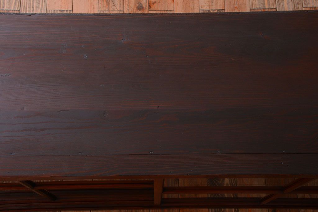 アンティーク家具　和製アンティーク　引き出し24杯付き!古い木の大きな収納棚