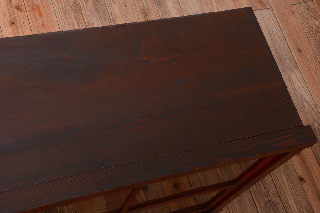 アンティーク家具　和製アンティーク　引き出し24杯付き!古い木の大きな収納棚