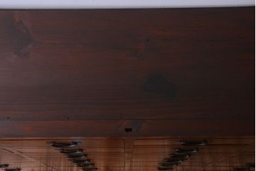 アンティーク家具　和製アンティーク　引き出し24杯付き!古い木の大きな収納棚