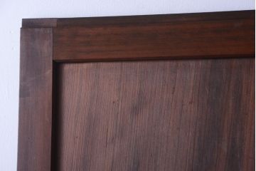 和製アンティーク　組子入り!古い木の上品なすりガラス帯戸