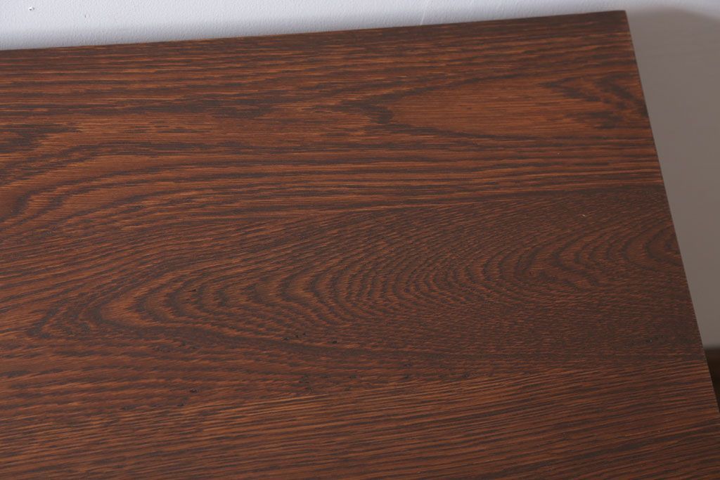 アンティーク家具　和製アンティーク　骨太で重厚な古い木製の作業台(カウンターテーブル)(3)