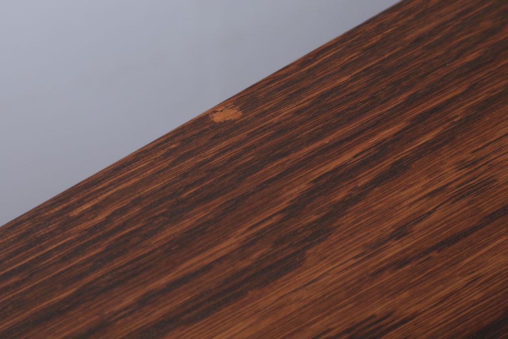 アンティーク家具　和製アンティーク　骨太で重厚な古い木製の作業台(カウンターテーブル)(3)