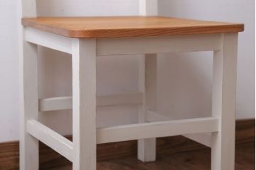 アンティーク家具　アンティークペイント　おしゃれな木製チェア(椅子)(1)