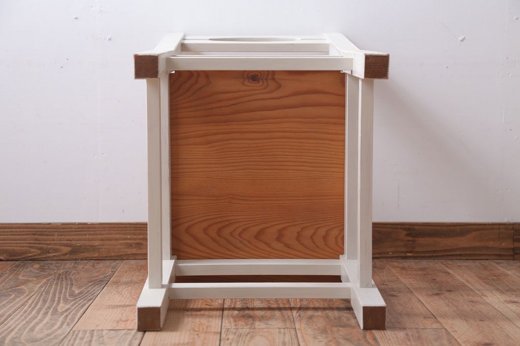 アンティーク家具　アンティークペイント　おしゃれな木製チェア(椅子)(1)