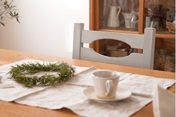 アンティーク家具　アンティークペイント　おしゃれな木製チェア(椅子)(2)