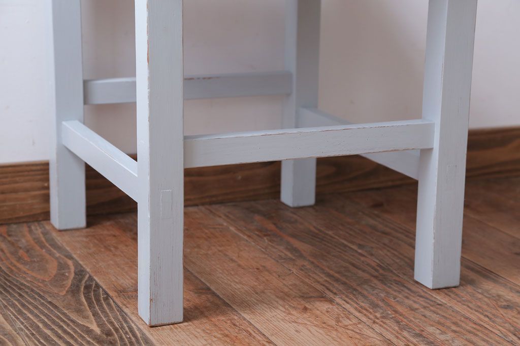 アンティーク家具　アンティークペイント　おしゃれな木製チェア(椅子)(2)