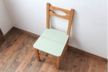 アンティーク家具　アンティークペイント　おしゃれな木製チェア(椅子)(3)