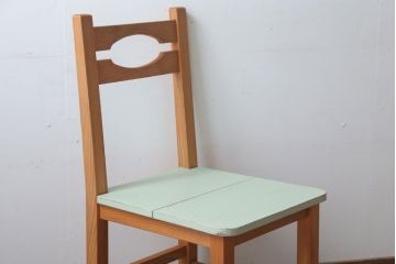 アンティーク家具　アンティークペイント　おしゃれな木製チェア(椅子)(3)