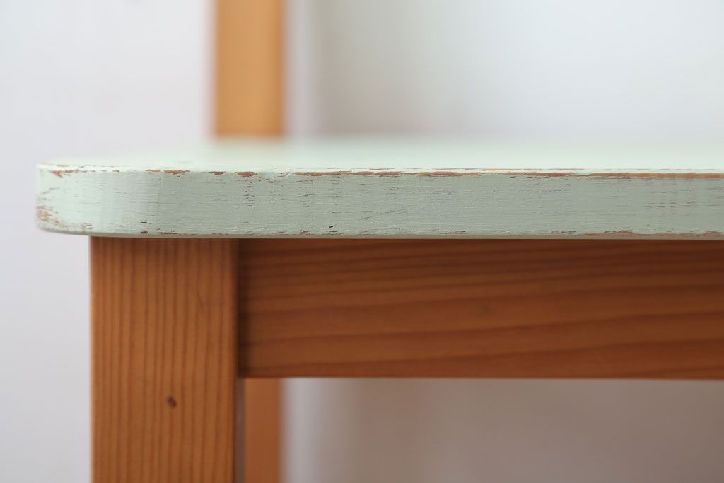 アンティーク家具　アンティークペイント　おしゃれな木製チェア(椅子)(3)