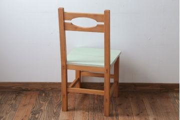 アンティーク家具　アンティークペイント　おしゃれな木製チェア(椅子)(3)