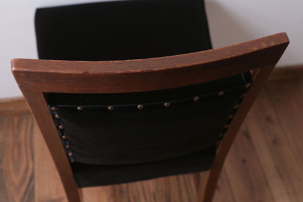 レトロ家具　昭和レトロ　おしゃれなアンティークチェア(椅子)(2)