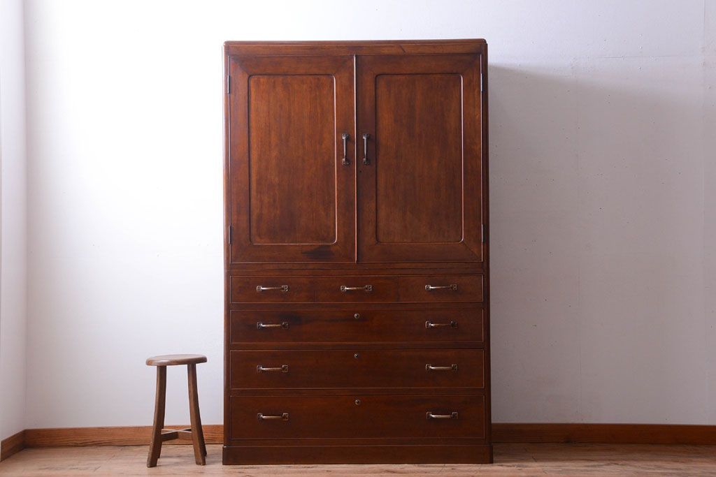 【アンティーク　職人家具】衣装箪笥　チェスト アンティーク 職人家具】衣装箪笥 チェスト