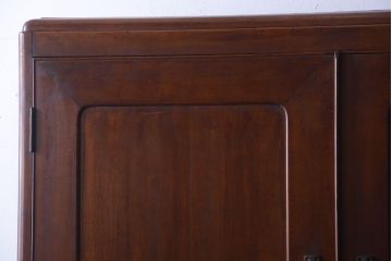 アンティーク家具　和製アンティーク　衣装盆付き!古い木製の洋タンス(チェスト)