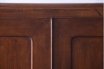 アンティーク家具　和製アンティーク　衣装盆付き!古い木製の洋タンス(チェスト)