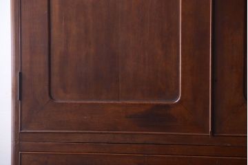 アンティーク家具　和製アンティーク　衣装盆付き!古い木製の洋タンス(チェスト)