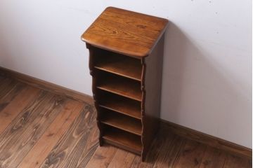 中古　カリモク　スリッパラック(電話台)