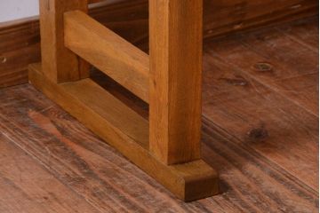 レトロ家具　昭和レトロ　古い学校の木製テーブル(平机)