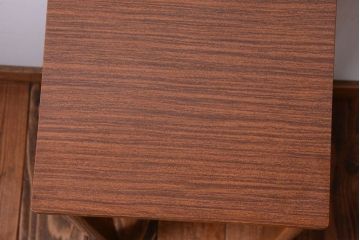 レトロ家具　昭和レトロ　引き出し付きのアンティークサイドテーブル(電話台・花台)