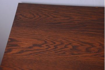 アンティーク家具　和製アンティーク　重厚な古い木製のカウンター作業台(カウンターテーブル)