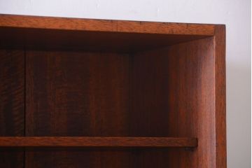 アンティーク家具　和製アンティーク　特大サイズ!古い木の重厚な縦型マス目棚(3)