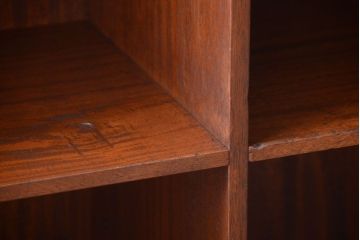 アンティーク家具　和製アンティーク　特大サイズ!古い木の重厚な縦型マス目棚(3)