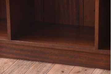 アンティーク家具　和製アンティーク　特大サイズ!古い木の重厚な縦型マス目棚(3)