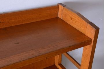 レトロ家具　和製アンティーク　レトロな古い木製の本棚