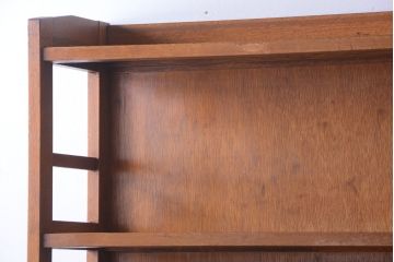 レトロ家具　和製アンティーク　レトロな古い木製の本棚