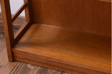 レトロ家具　和製アンティーク　レトロな古い木製の本棚