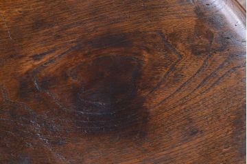 アンティーク家具　アンティーク　古い木のシンプルな丸スツール(3)