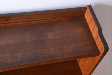 アンティーク家具　和製アンティーク シンプルなデザインの古い本棚(2)