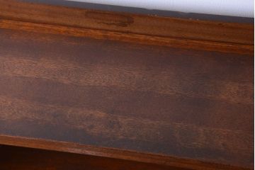 アンティーク家具　和製アンティーク シンプルなデザインの古い本棚(2)