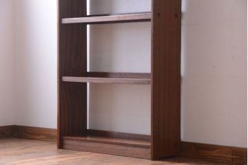 アンティーク家具　和製アンティーク シンプルなデザインの古い本棚(2)