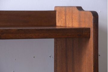 アンティーク家具　和製アンティーク シンプルなデザインの古い本棚(2)